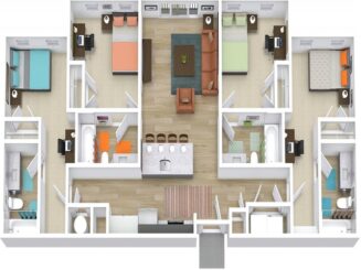 D1 Floor plan layout