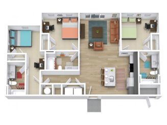 C1 Floor plan layout